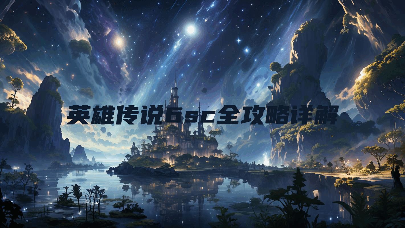 英雄传说6sc全攻略详解