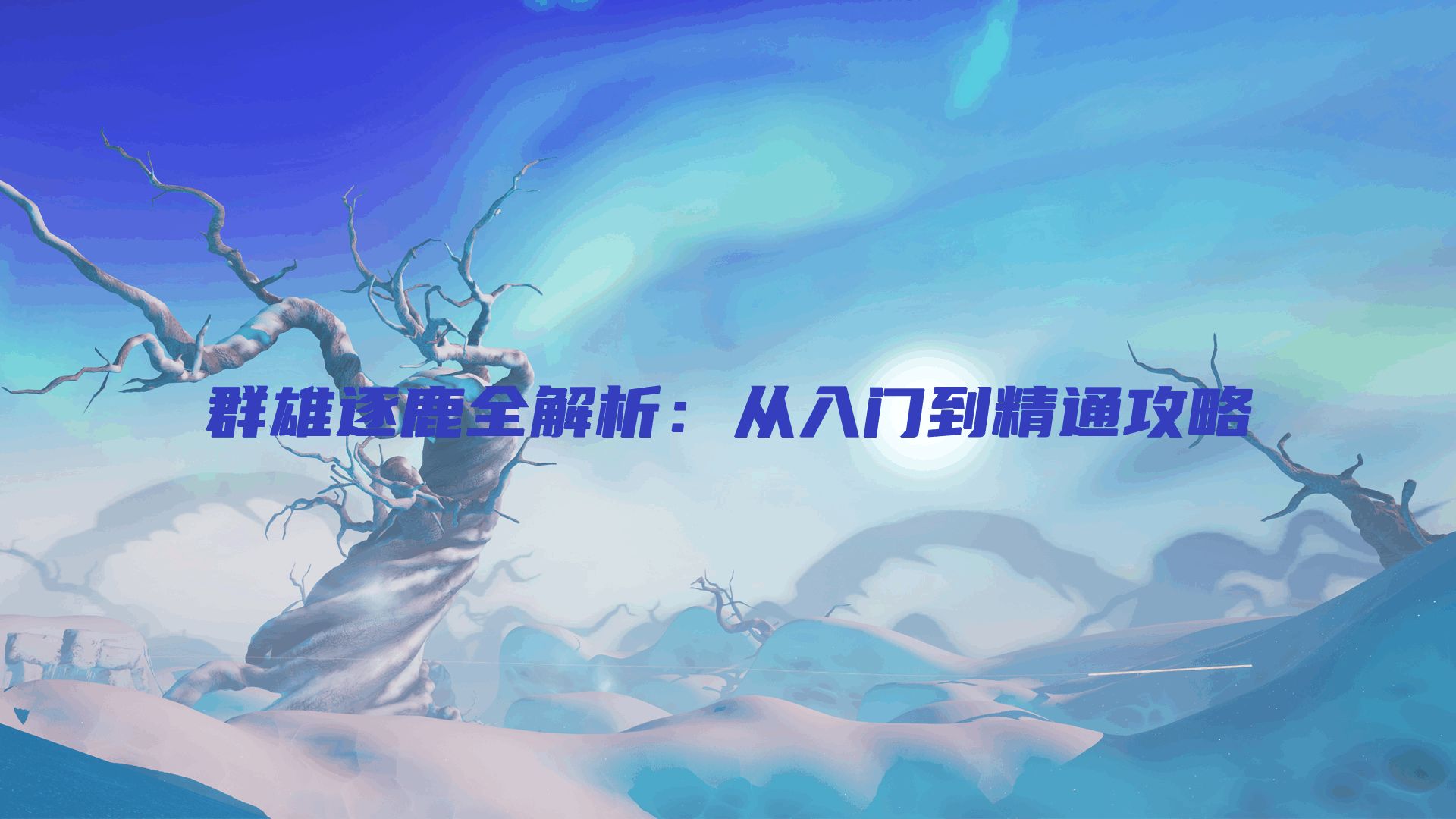 群雄逐鹿全解析：从入门到精通攻略