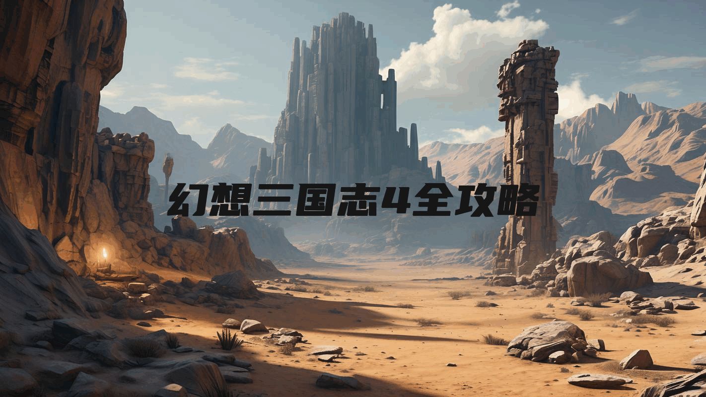 幻想三国志4全攻略