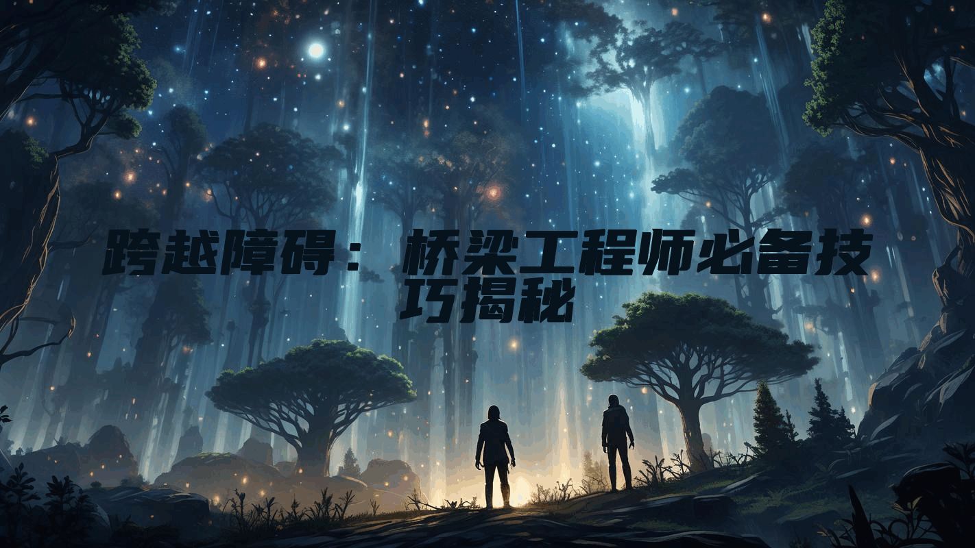 跨越障碍：桥梁工程师必备技巧揭秘