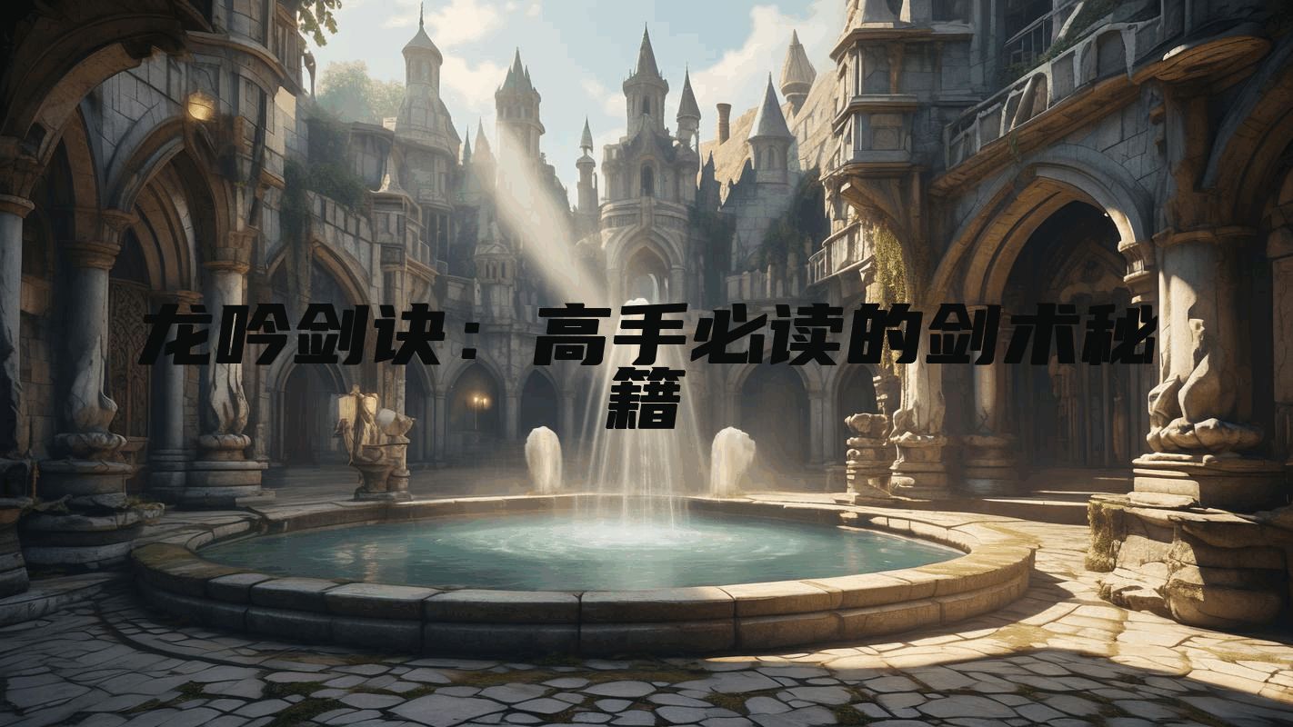 龙吟剑诀：高手必读的剑术秘籍