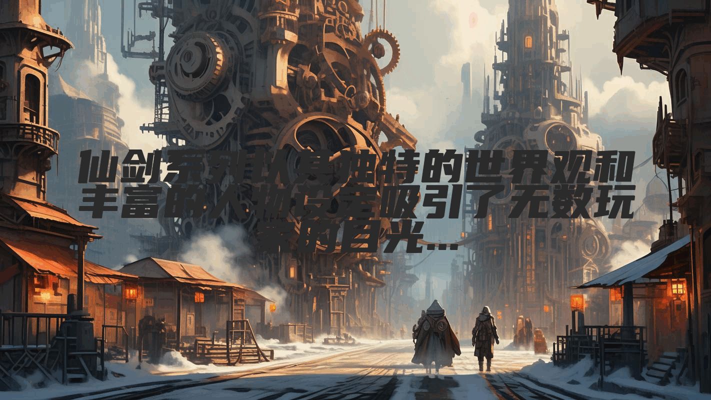仙剑系列以其独特的世界观和丰富的人物设定吸引了无数玩家的目光...
