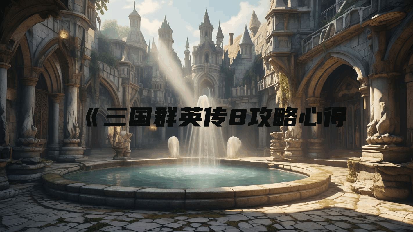 《三国群英传8攻略心得