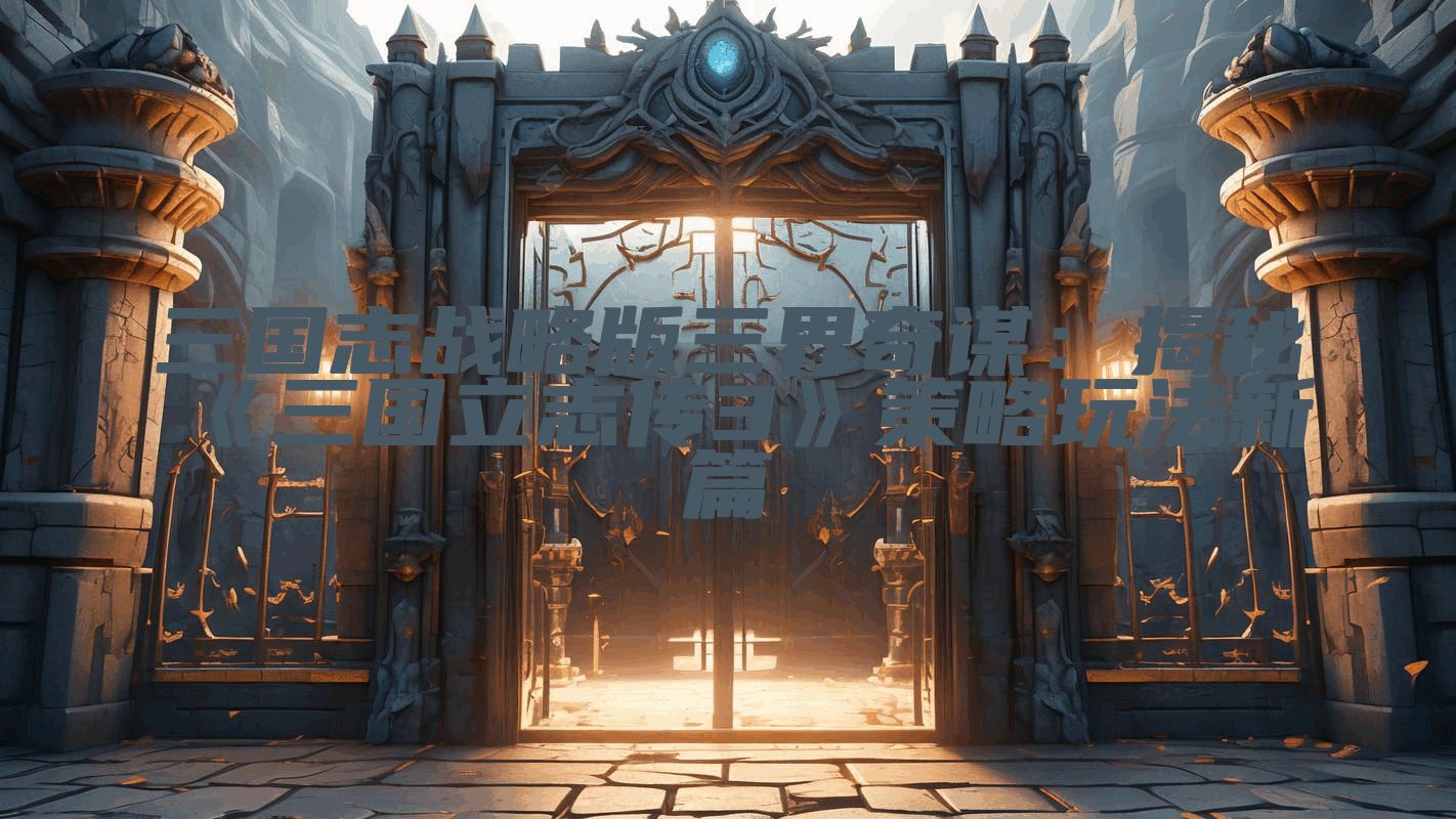 三国志战略版三界奇谋：揭秘《三国立志传3》策略玩法新篇