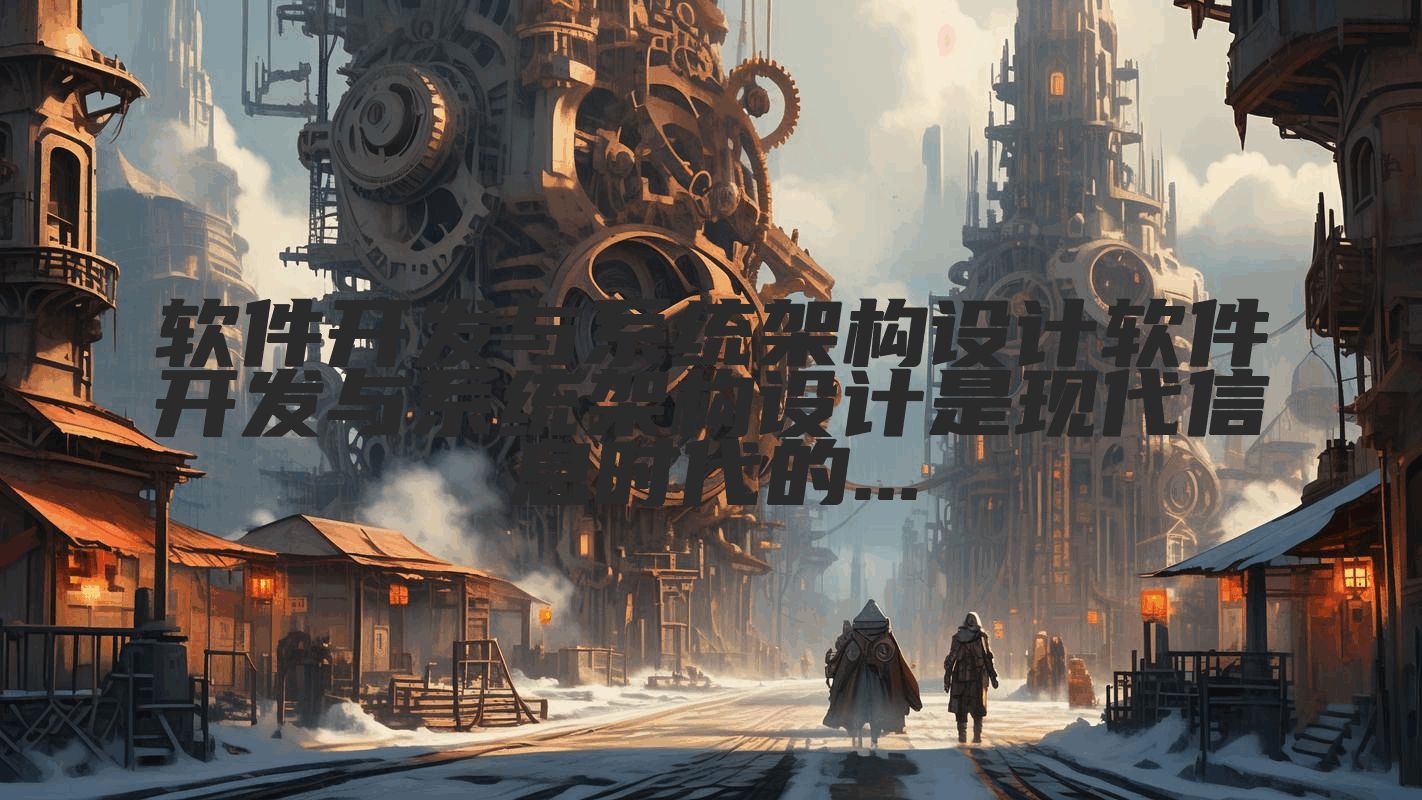 软件开发与系统架构设计软件开发与系统架构设计是现代信息时代的...