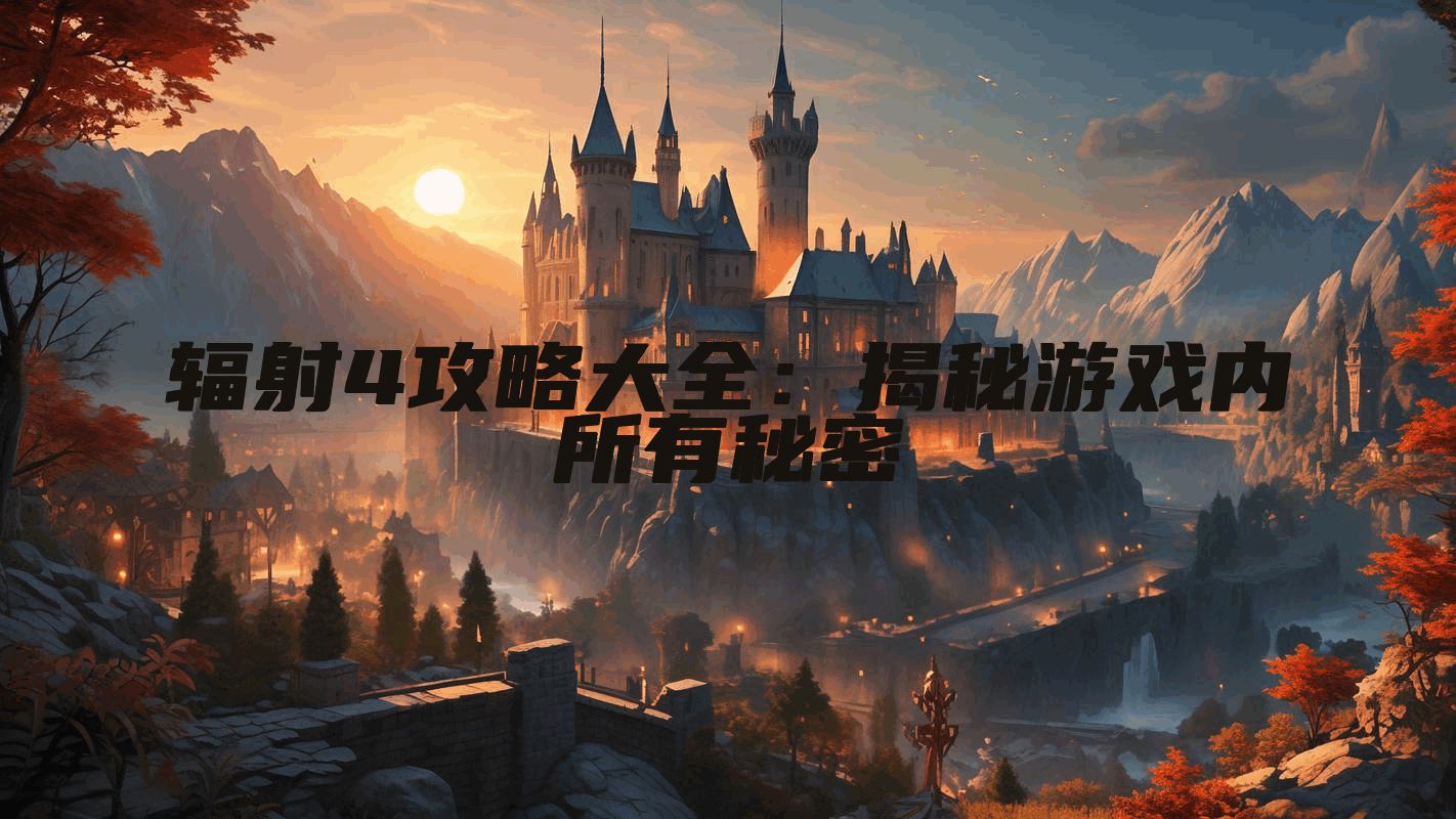 辐射4攻略大全：揭秘游戏内所有秘密