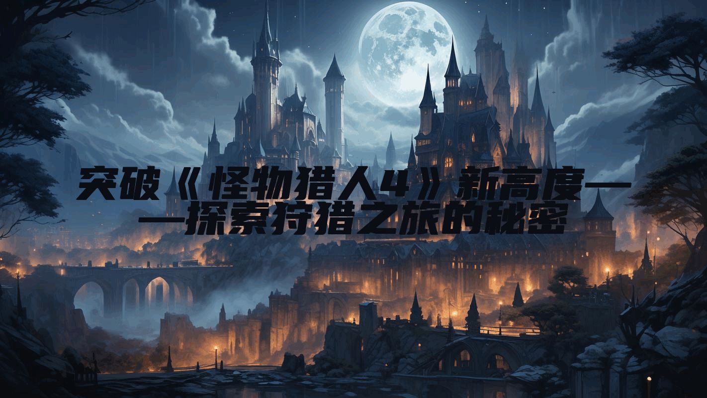 突破《怪物猎人4》新高度——探索狩猎之旅的秘密