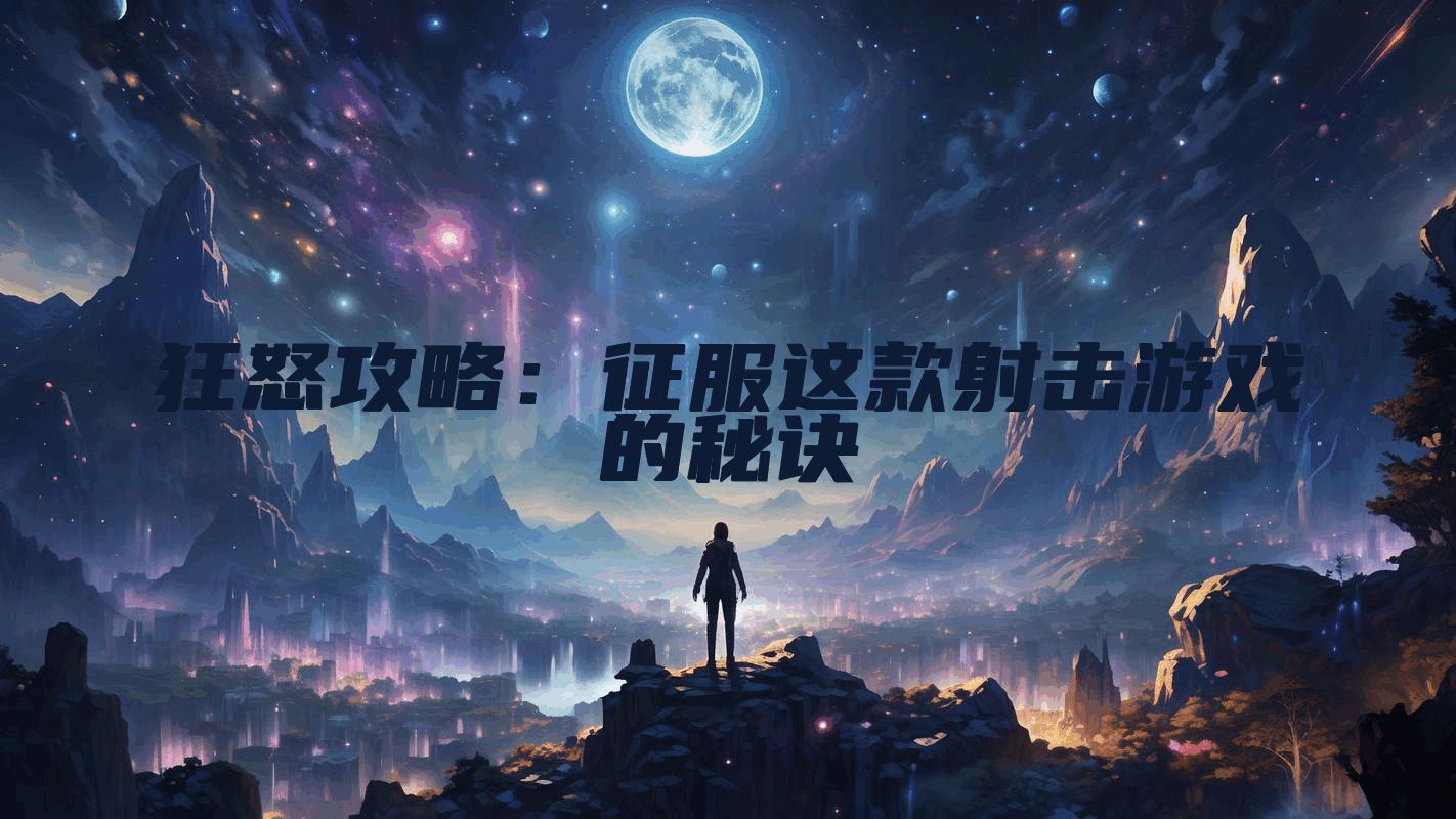 狂怒攻略：征服这款射击游戏的秘诀