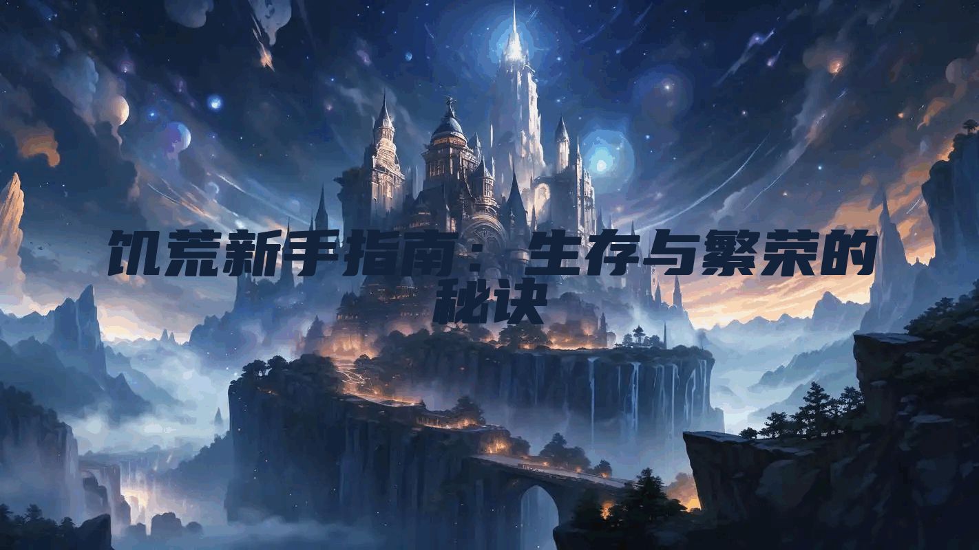 饥荒新手指南：生存与繁荣的秘诀
