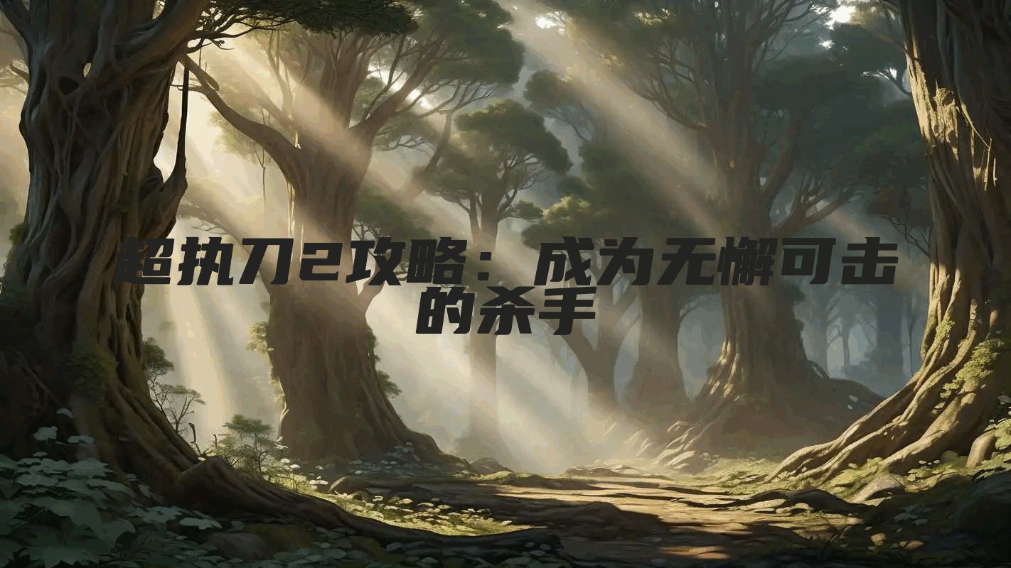 超执刀2攻略：成为无懈可击的杀手