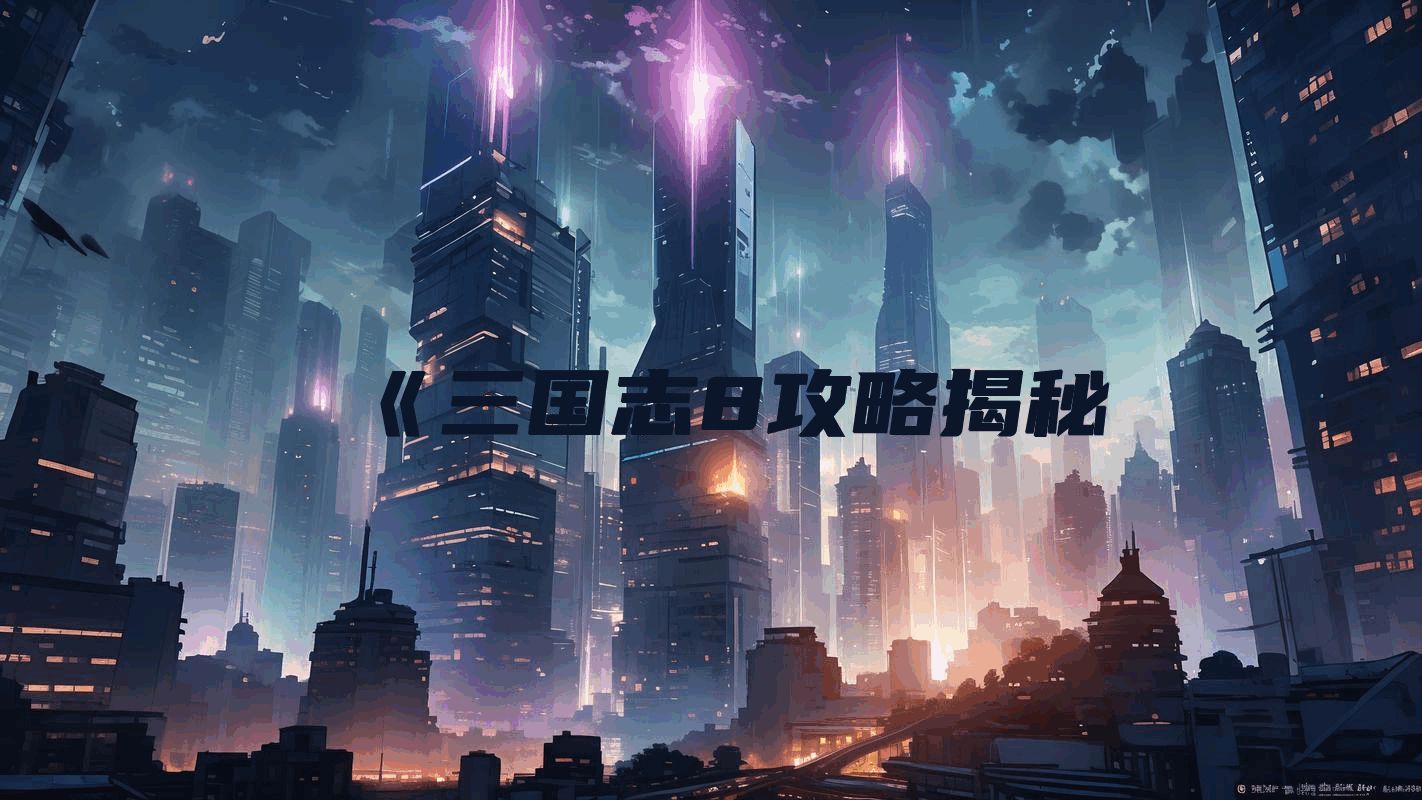 《三国志8攻略揭秘