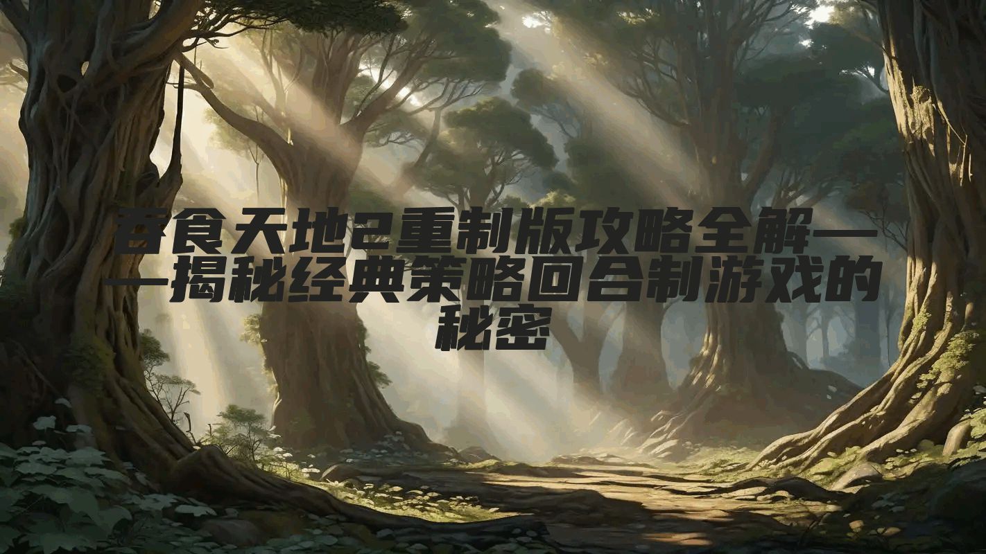 吞食天地2重制版攻略全解——揭秘经典策略回合制游戏的秘密