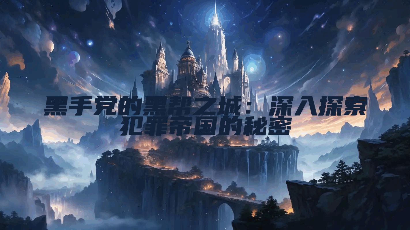 黑手党的黑帮之城：深入探索犯罪帝国的秘密