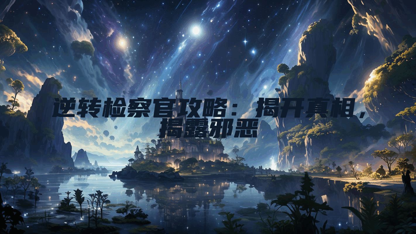 逆转检察官攻略：揭开真相，揭露邪恶