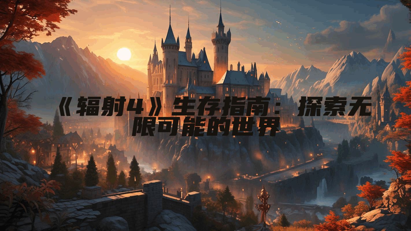 《辐射4》生存指南：探索无限可能的世界