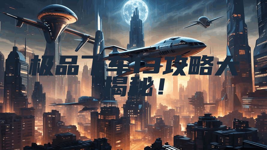 极品飞车13攻略大揭秘！