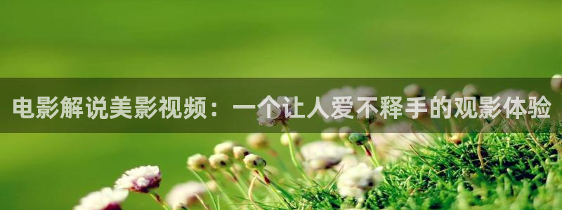 神马影院在线观看伦理片：电影解说美影视频：一个让人爱不释手的观影体验