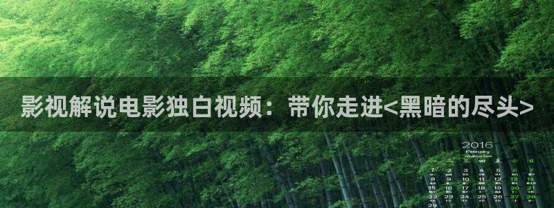 神马影院手机不卡：影视解说电影独白视频：带你走进<黑暗的尽头>